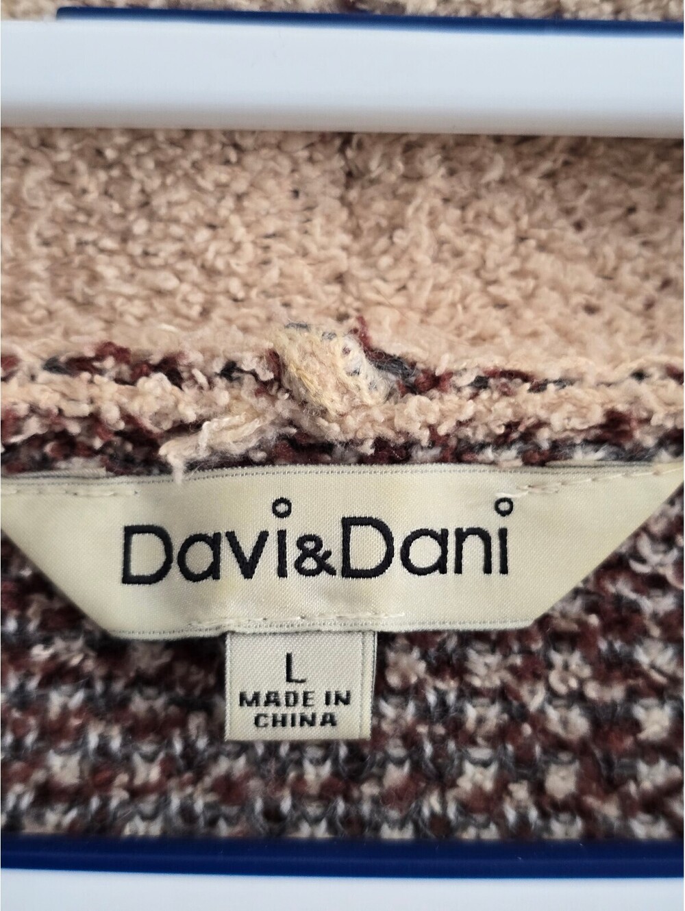 Davi & Dani Long Patterned Cardigan Sweater Size L